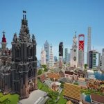 Города с жителями в Майнкрафте