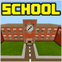 Городская школа Minecraft PE карта