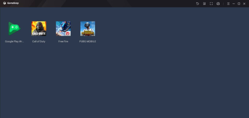 Рабочее окно GameLoop