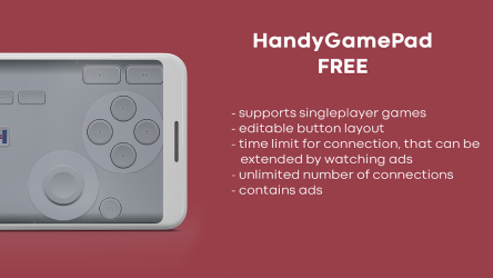 HandyGamePad - виртуальный геймпад, джойстик