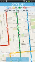 CityBus - слежение за автобусами Алматы онлайн