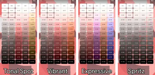 тили динамической темы интерфейса