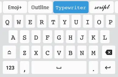 Fonts Keyboard - красивые шрифты для клавиатуры