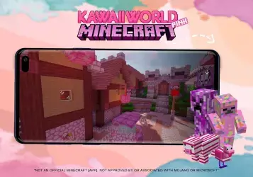 Kawaii World Pink Minecraft