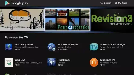 Google Play Market для Google TV