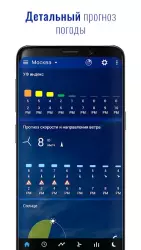 Прозрачные часы и погода