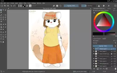 Krita для рисования