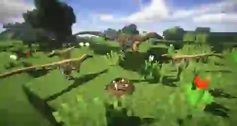 Мод динозавры в Minecraft PE