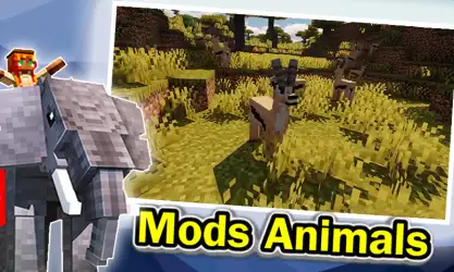 Животные мод для Minecraft PE