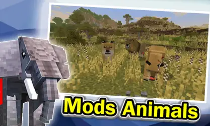 Животные мод для Minecraft PE