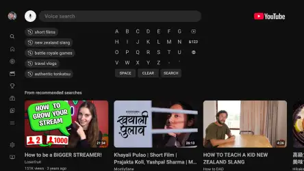 YouTube for Android TV