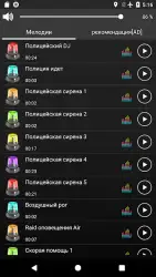 Громкие сирены мелодии