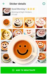 Доброе утро: стикеры для WhatsApp