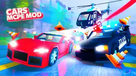 Cars Mod Vehicle for Minecraft — мод на машины