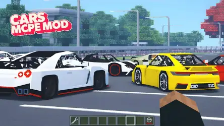 Cars Mod Vehicle for Minecraft — мод на машины