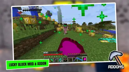 Lucky Blocks Mod & Addon для Minecraft
