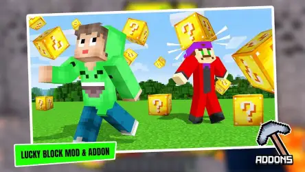 Lucky Blocks Mod & Addon для Minecraft