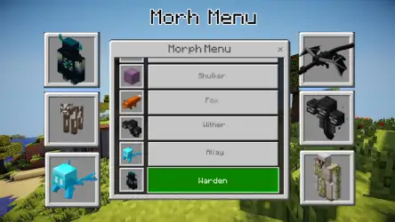 Morph mod for Minecraft — превращение в мобов