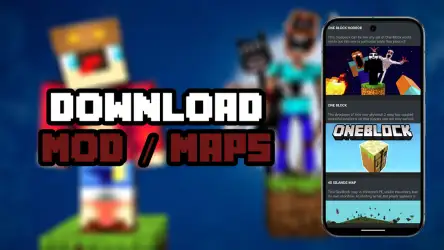 One Block Horror Mod для Minecraft PE