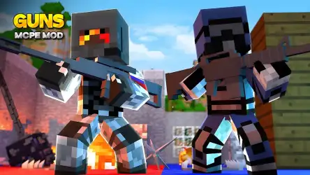 Guns & Weapons Mod — оружие для Minecraft