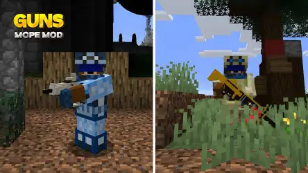 Guns & Weapons Mod — оружие для Minecraft
