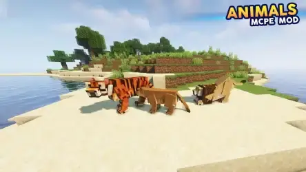 Мод на животных для Minecraft PE