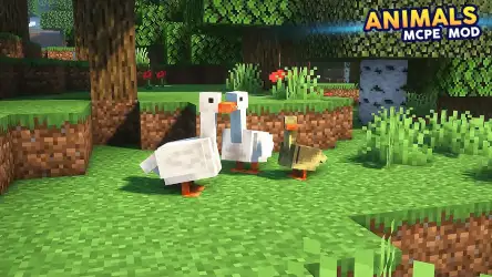 Мод на животных для Minecraft PE