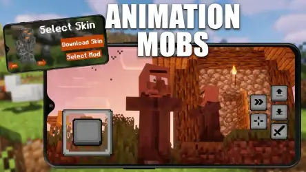 Моды мобы анимации Minecraft