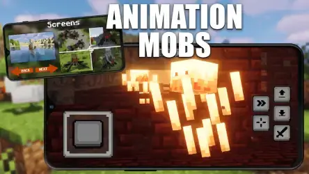 Моды мобы анимации Minecraft