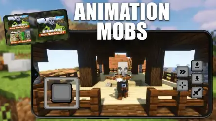 Моды мобы анимации Minecraft