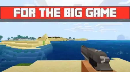 Gun Mod for Minecraft PE — мод на оружие