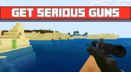 Gun Mod for Minecraft PE — мод на оружие